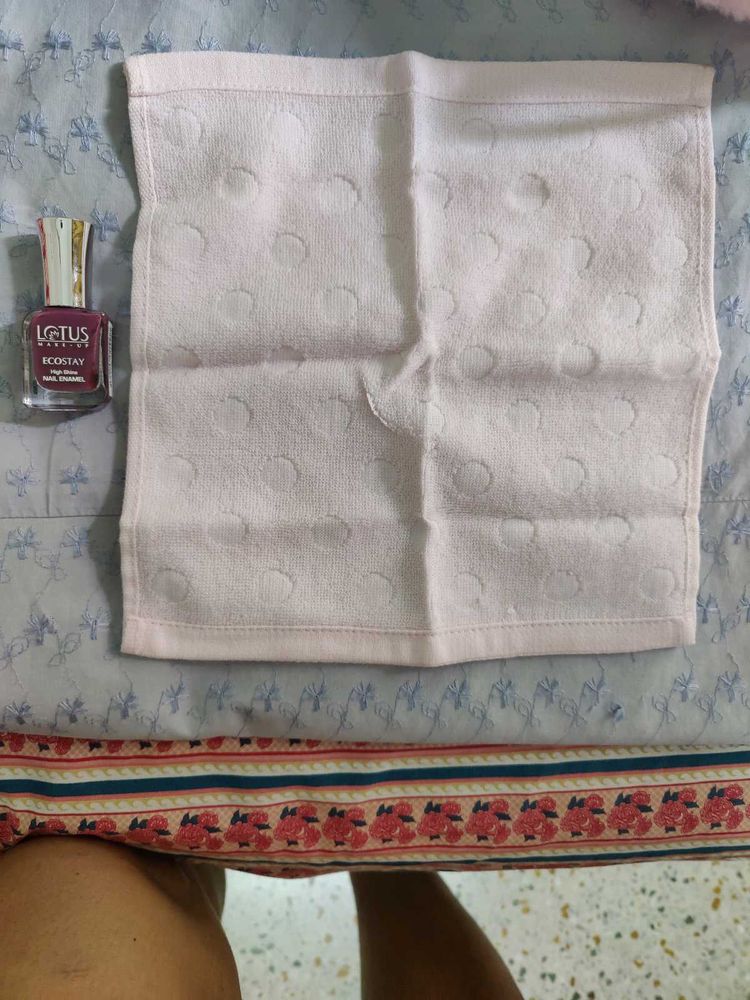 Lotus Ecocstay Nail Polish with handkerchief
