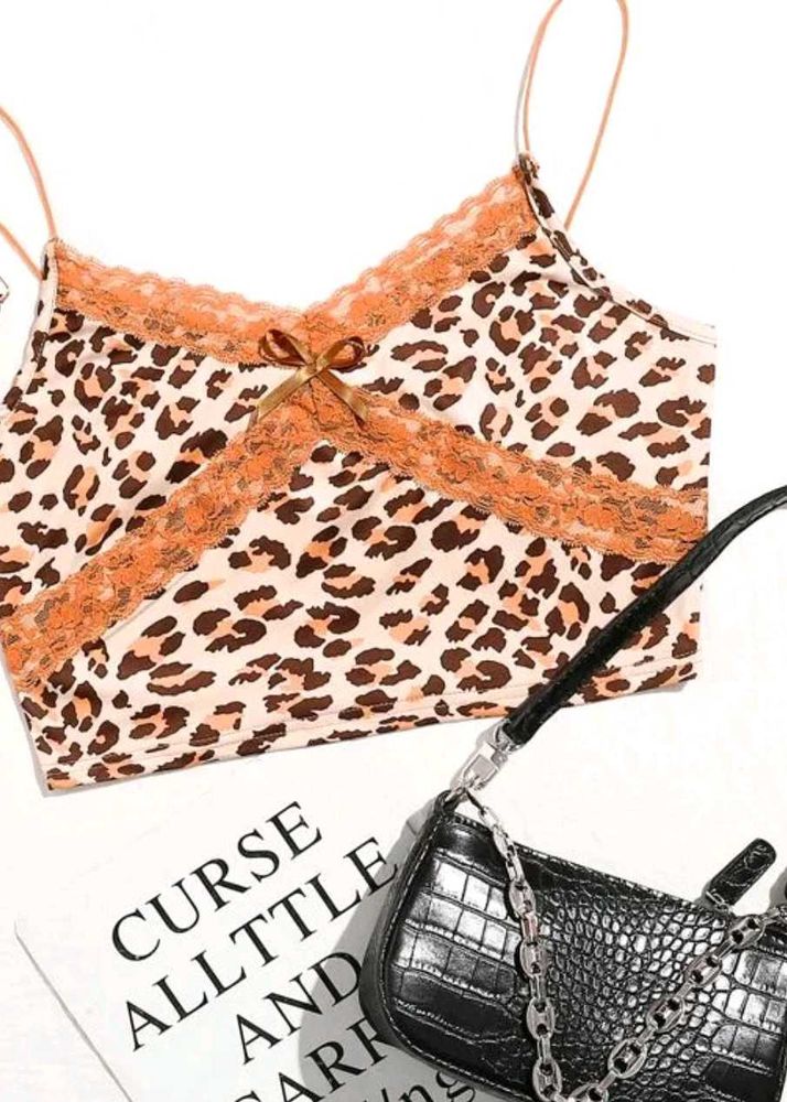 Leopard Print Cami Top