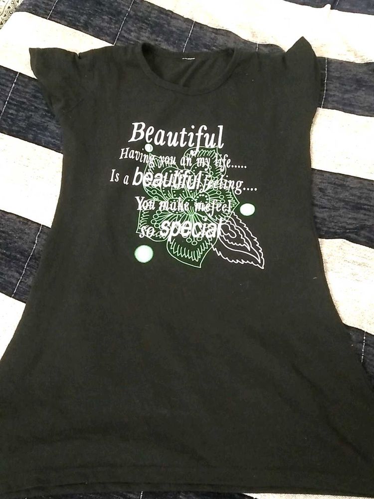 Blacklong  T-shirt