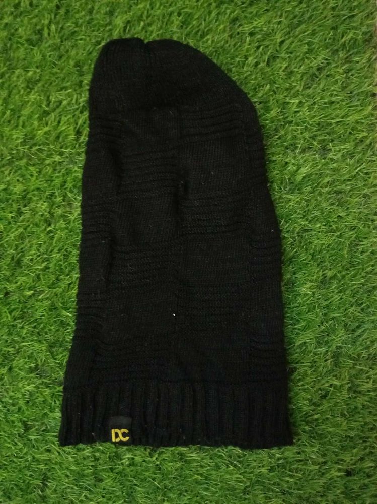 Black Knit Beanie cap