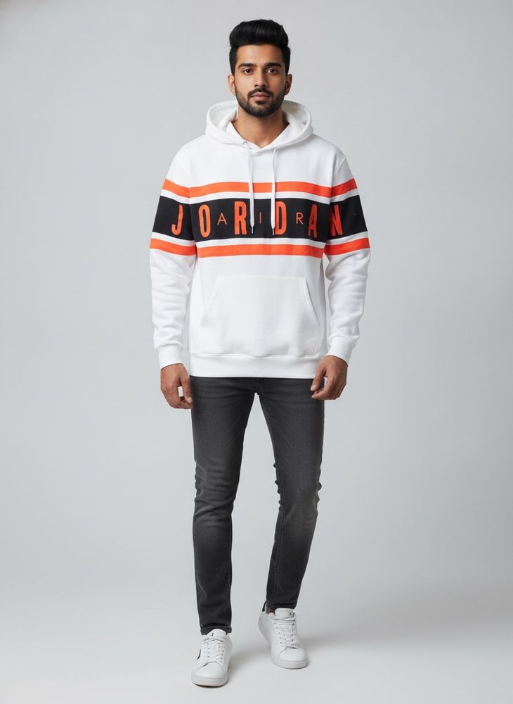 Jordan White Hoodie