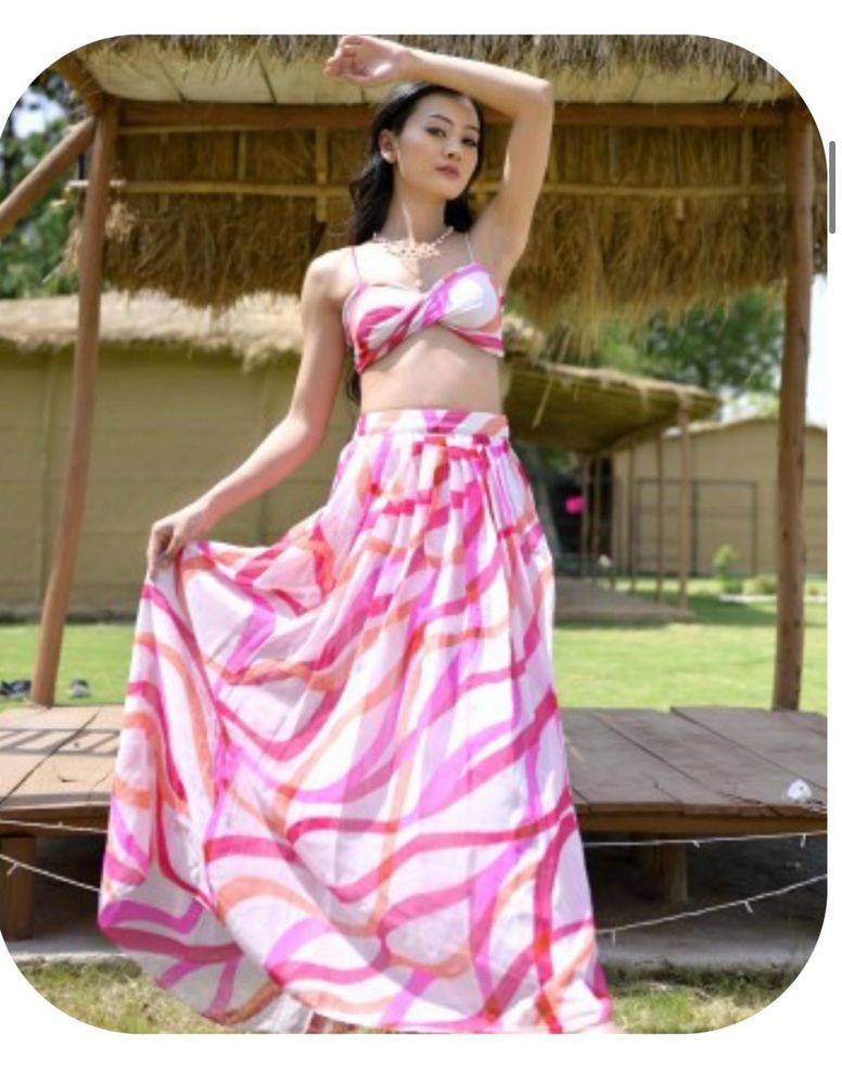 Bohemian Maxi Dress with Abstract Print