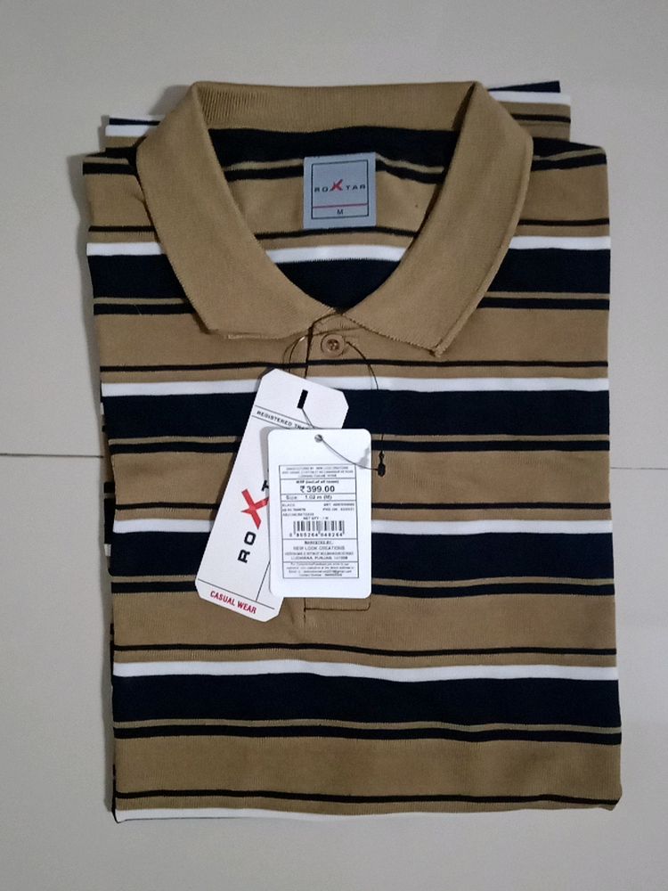 Collared Tshirt | Stripped Tshir