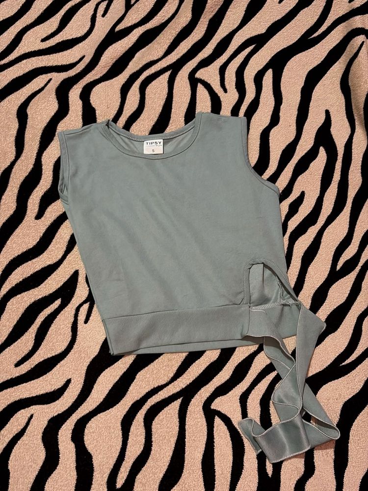 Sleek Sage Green Top