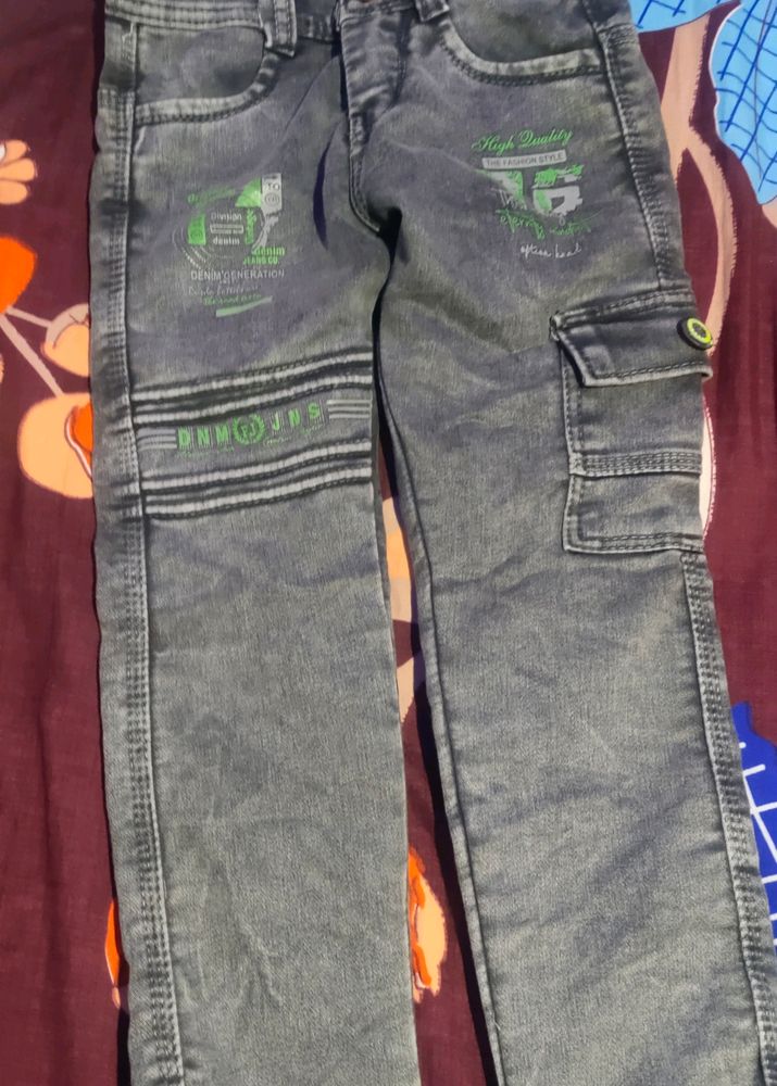 Cool Graphic Denim Jeans