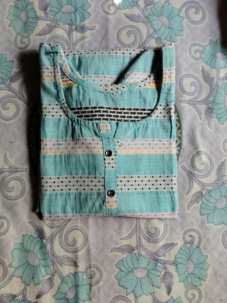 Beautiful Striped Cotton Kurta