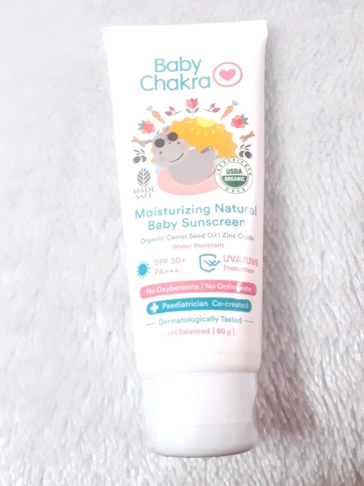 BabyChakra Moisturizing Natural Baby Sunscreen SPF