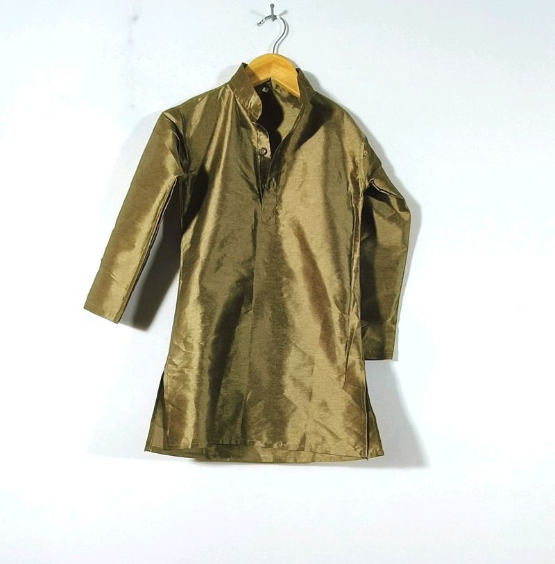 Metallic Dark Green Kurta (Boys)