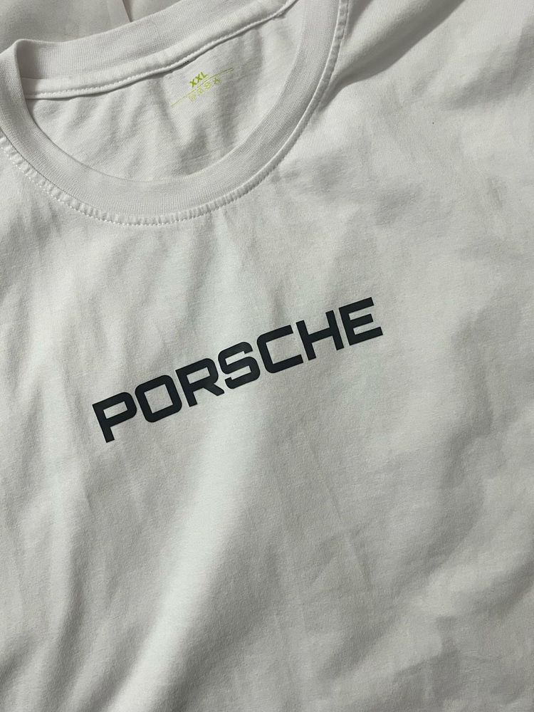 White Porsche Logo T-Shirt