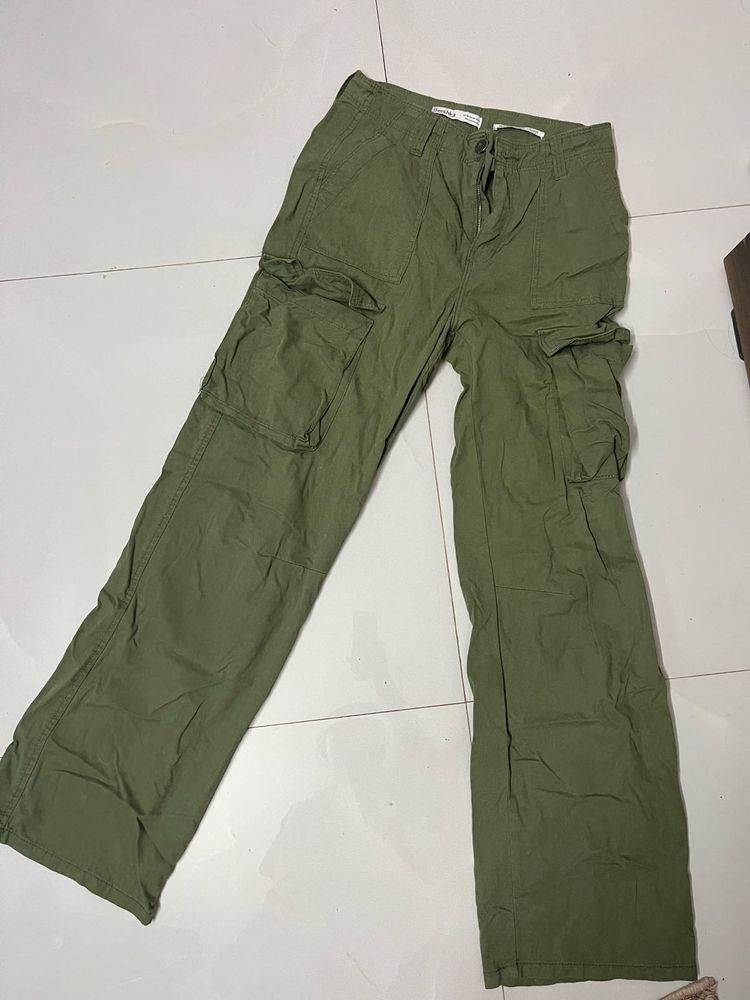 Olive Cargo Pants