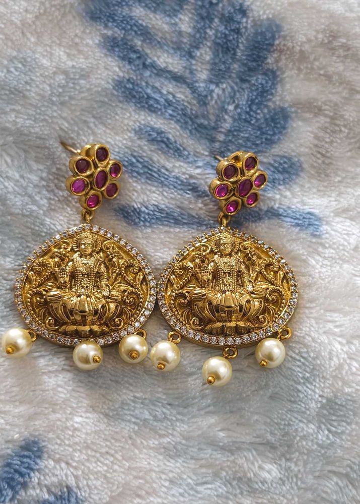 Exquisite Lakshmi Jhumka Earrings