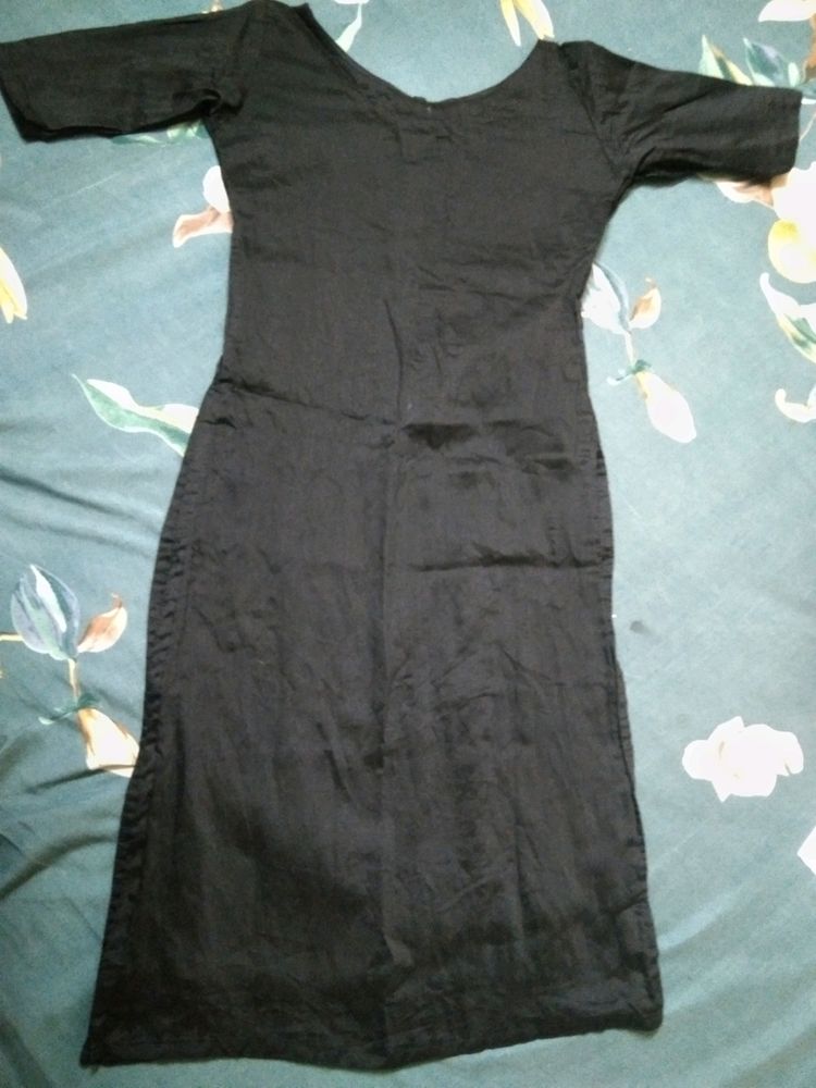 Classic Black Kurti