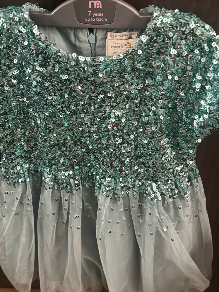 Beautiful Cherry Crumble Party Wear Dress