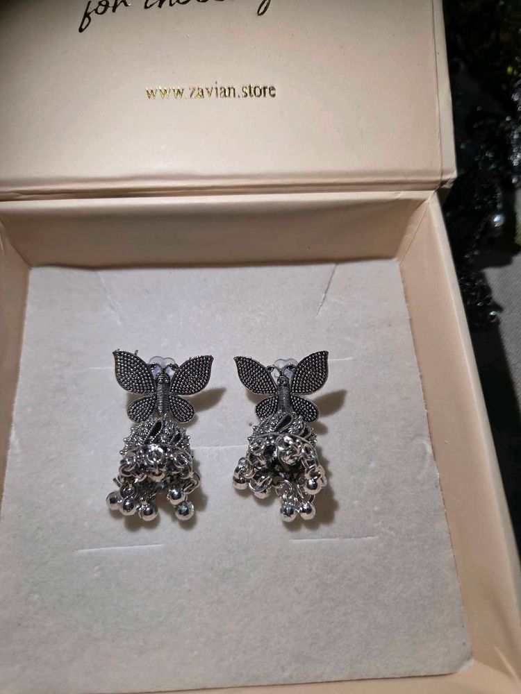 Beautiful Butterfly Jhumka Earrings
