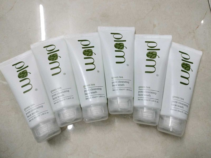 Plum Green Tea Face Wash - Set of 3