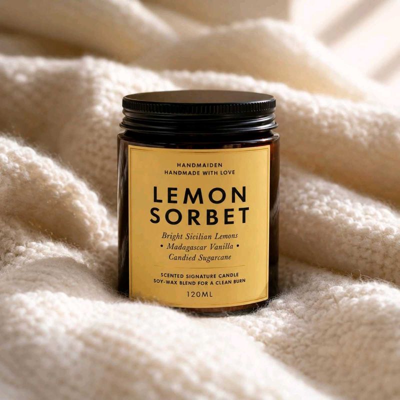 Handmaiden Lemon Sorbet Scented Candle