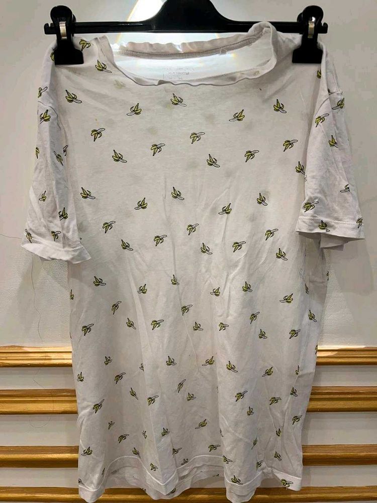 Banana Print Graphic Tee