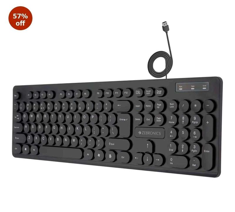 Zebronics K24 wired USB keyboard