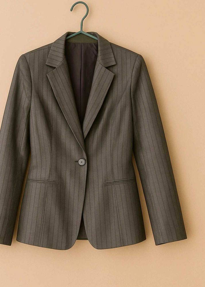 Striped Grey Blazer