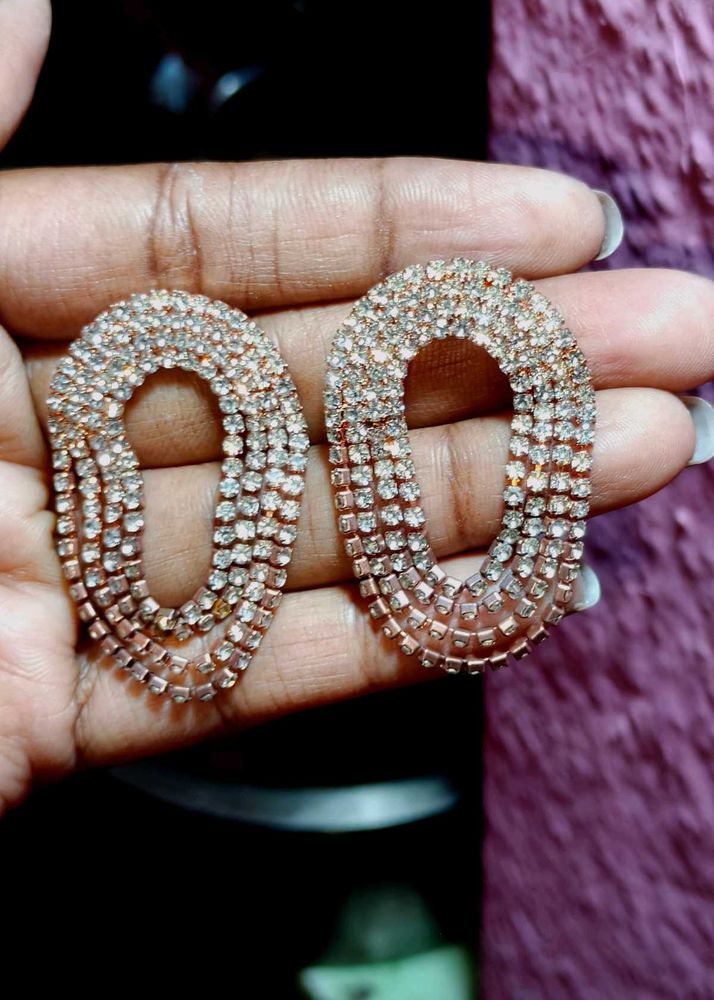 Dazzling Rhinestone Drop Earrings