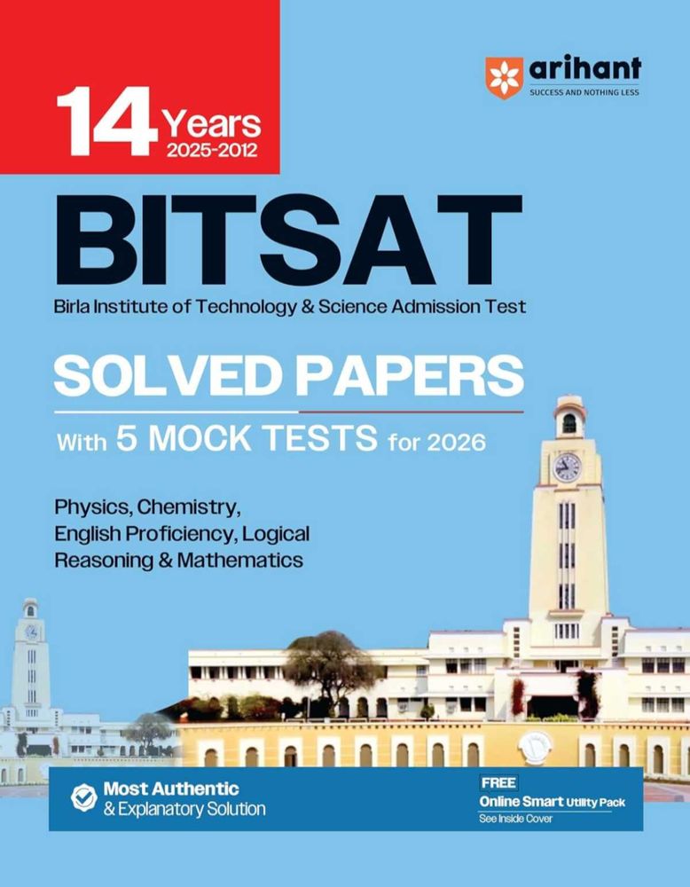 BITSAT Solved Papers 2025-2012