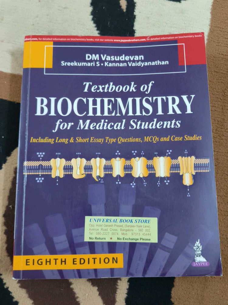 Textbook of Biochemistry for Medical Students