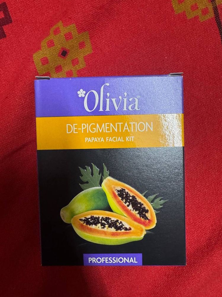 Olivia De-Pigmentation Papaya Facial Kit