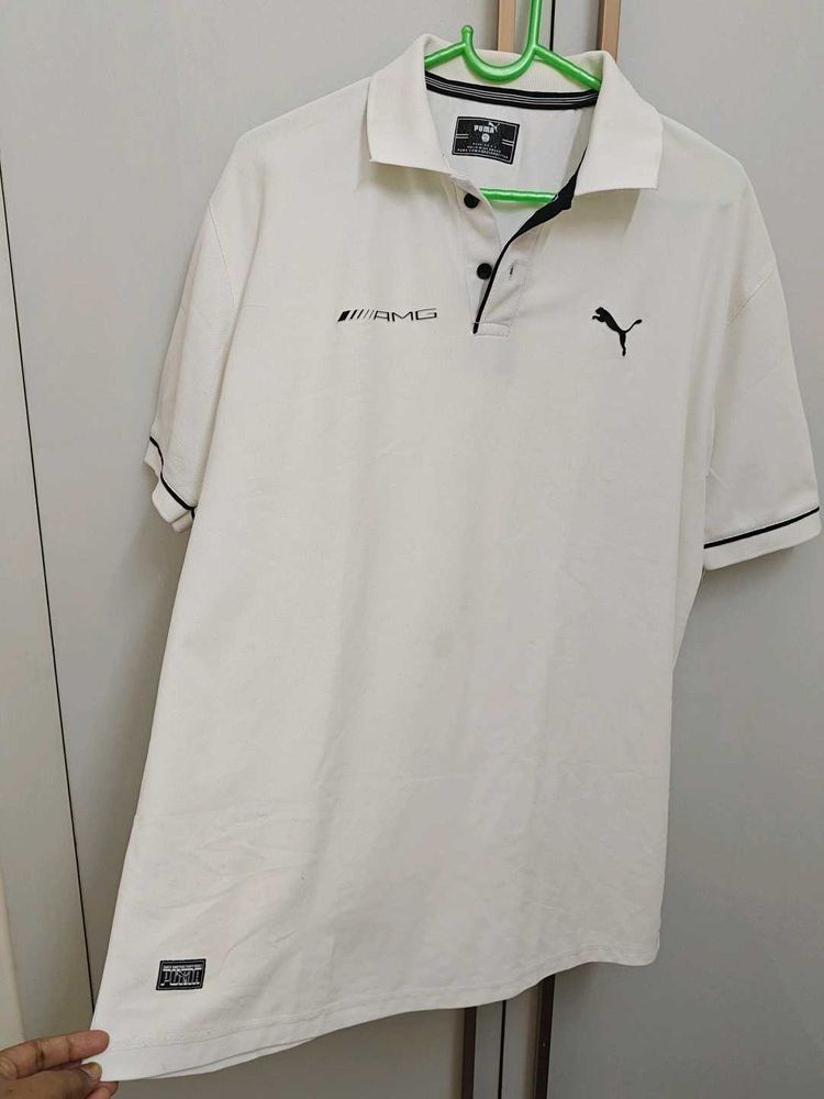 White Puma Tshirt for men