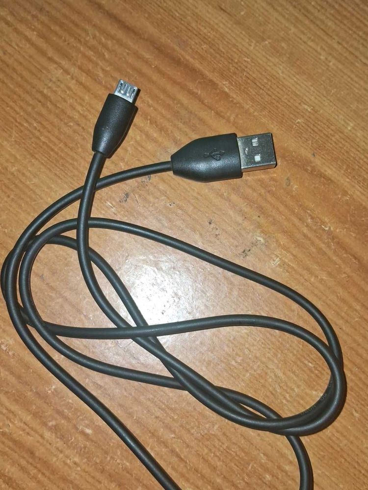 Black Micro USB Charging Cable
