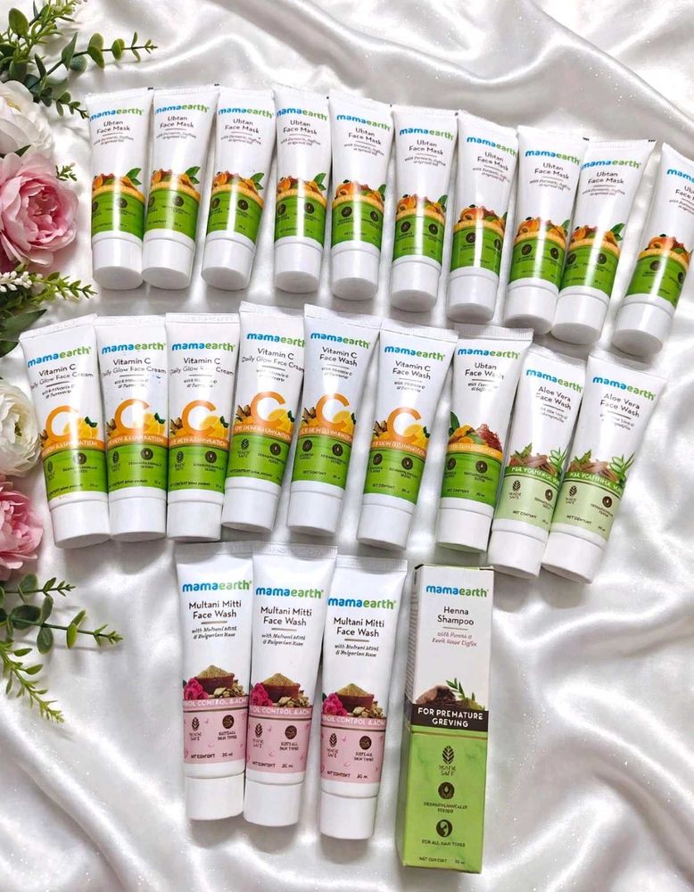 Mamaearth Skincare Lot - Face Wash &amp; Masks