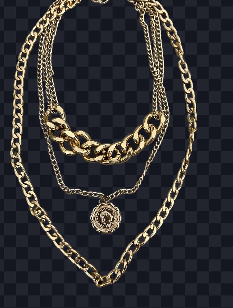 Gold Layered Chain Necklace