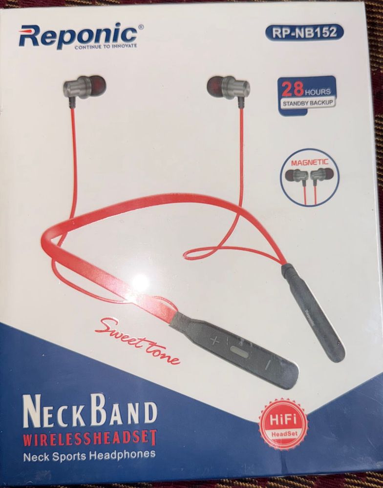 Reponic Neckband Wireless Headset