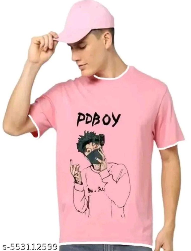 Trendy Pink Graphic T-shirt