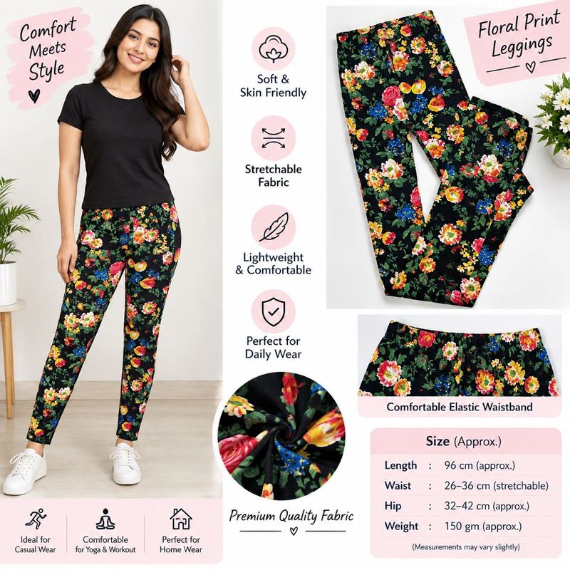 Floral Print Leggings