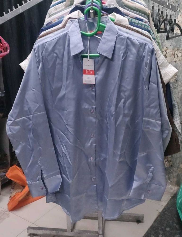 Blue Button-Down Shirt