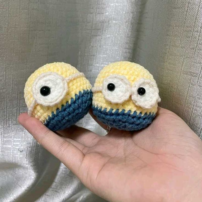 Handmade Minion Crochet Amigurumi Pair