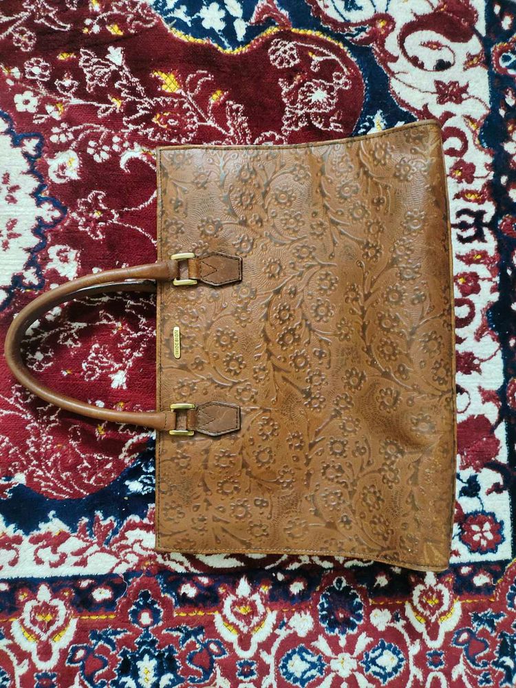 Genuine leather Vintage Embossed Hidesign bag
