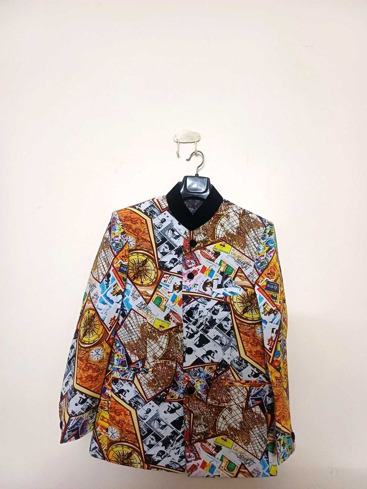 Men’s Printed Jodhpuri Blazer