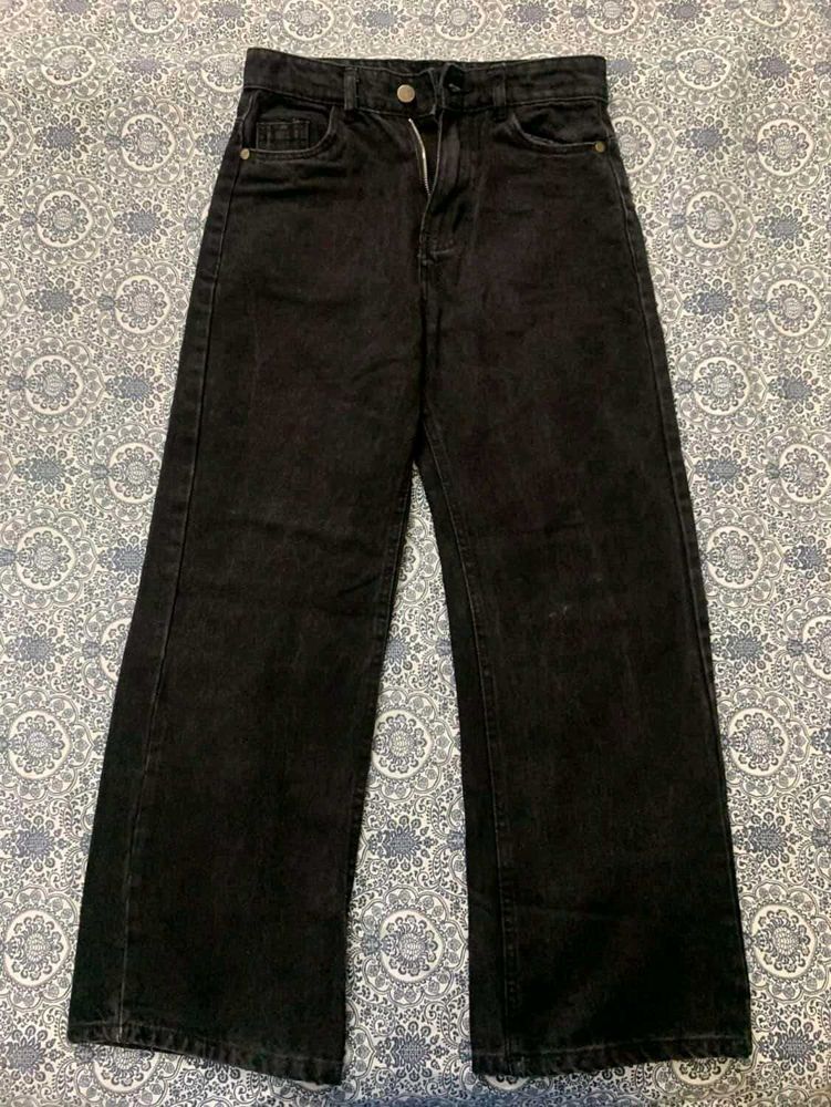 Black Wide Leg Jeans