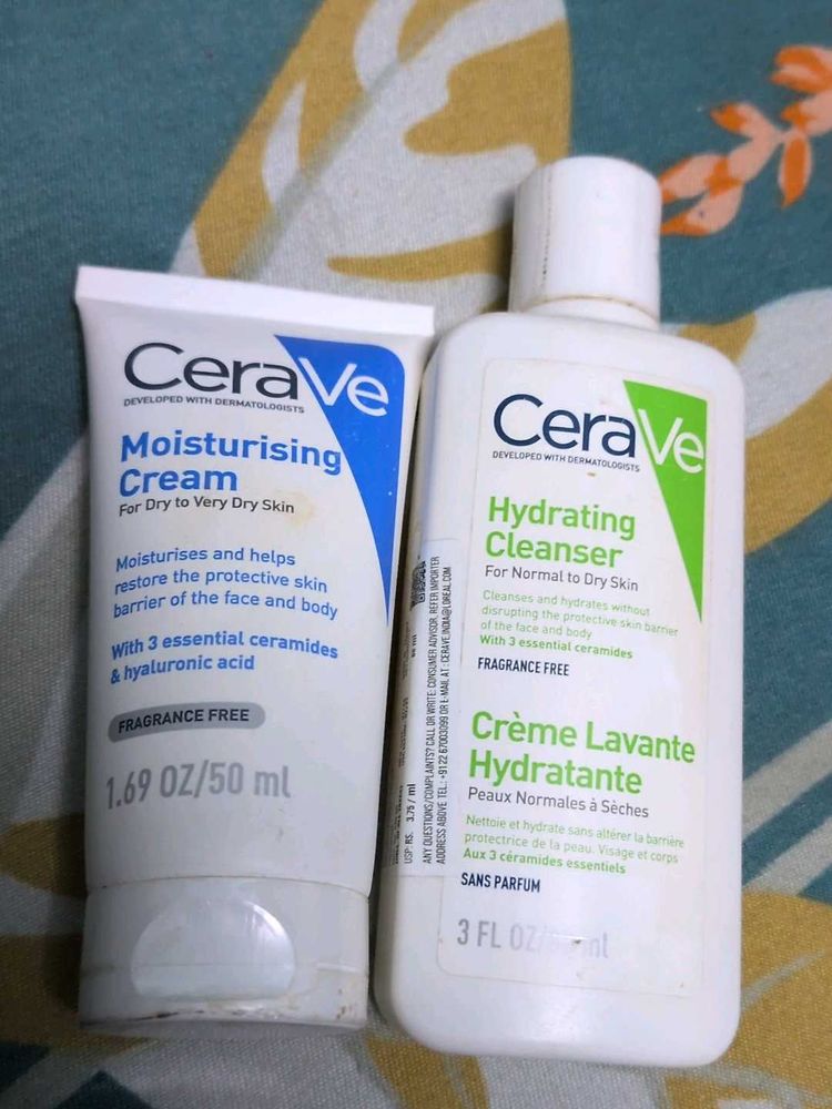 CeraVe Moisturizing Cream &amp; Hydrating Cleanser