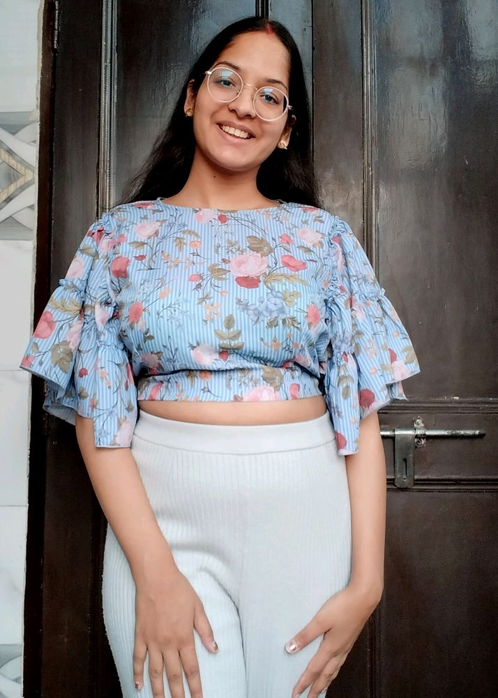FLORAL crop Top #STUDIO