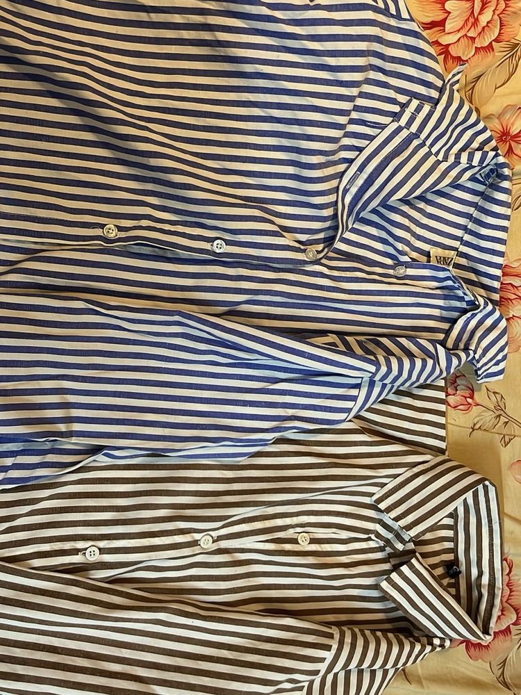 Striped women’s Shirt combo