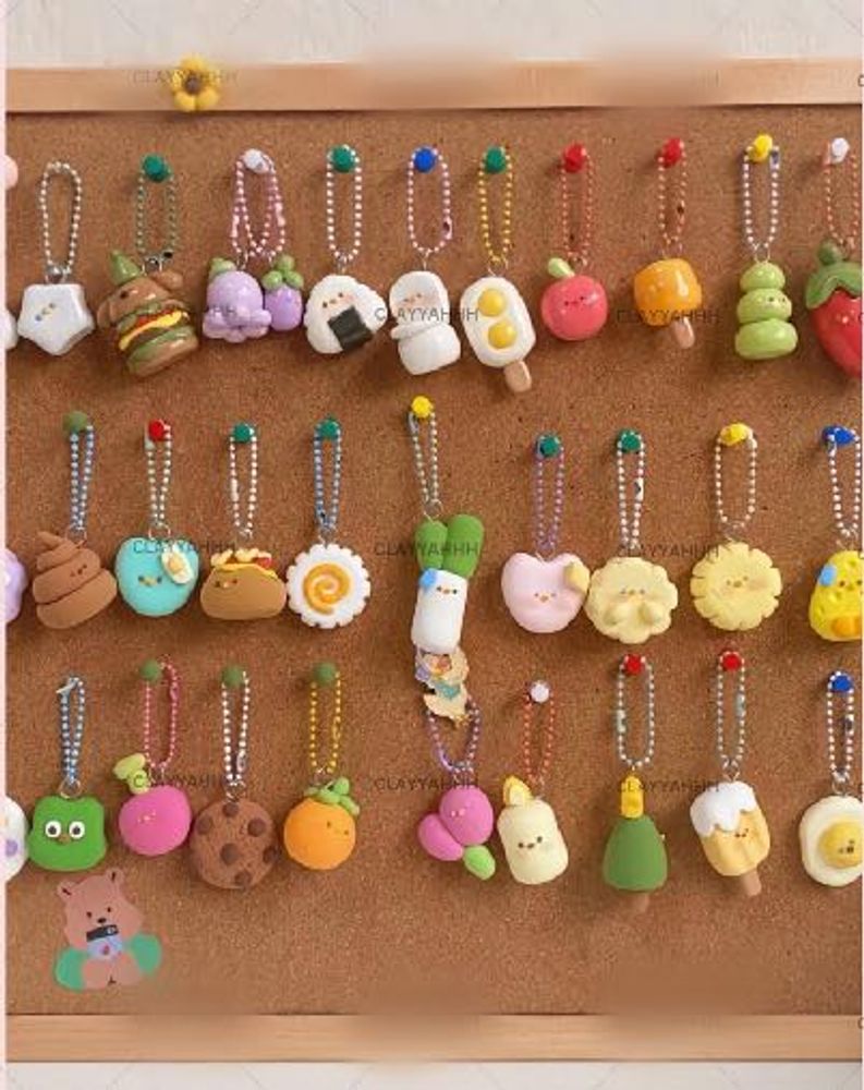 Cute Kawaii Keychain Charms