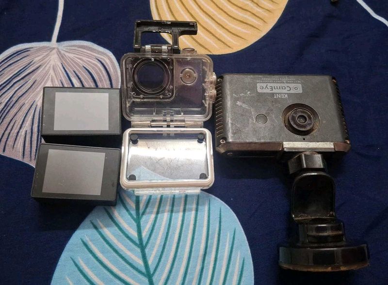 Action Camera with Accessories