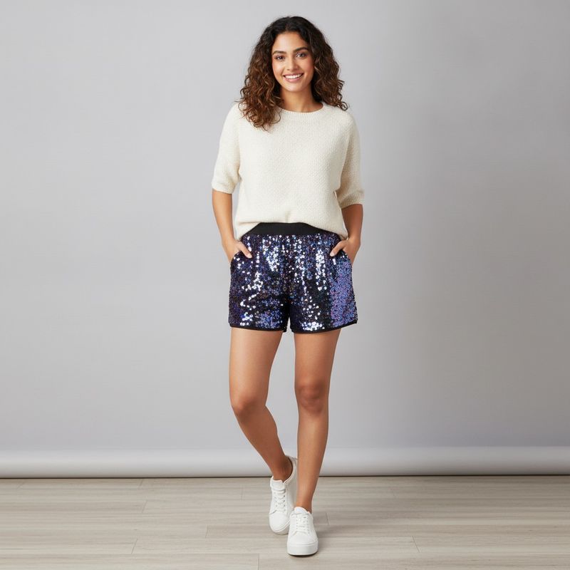 Sparkly Sequin Shorts