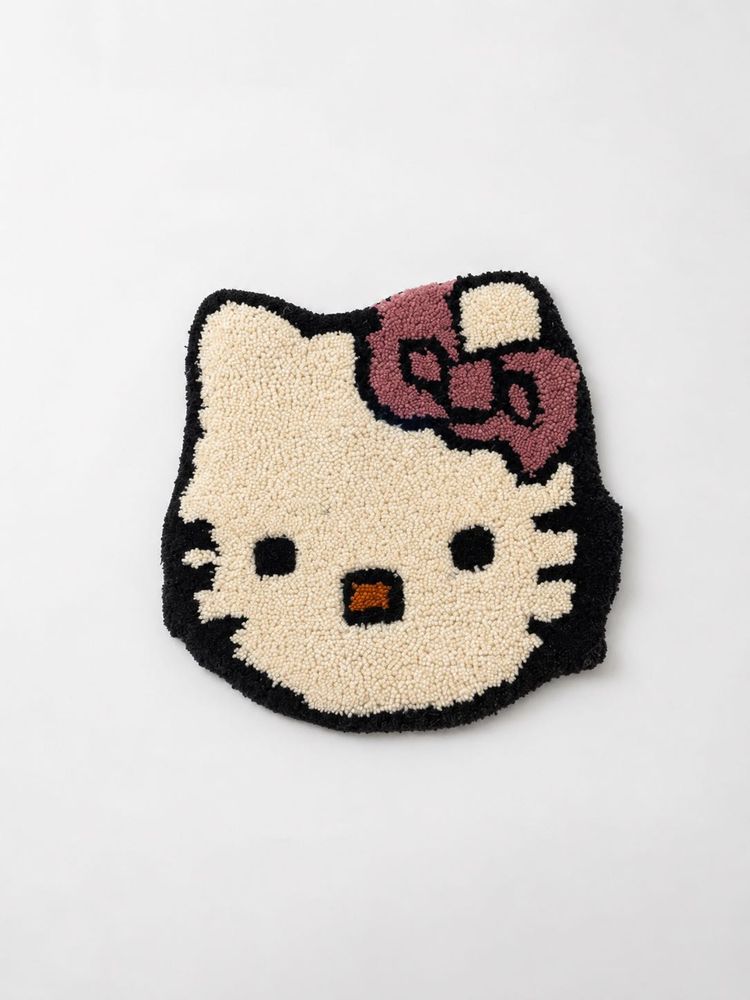 Cute Hello Kitty Hand Tufted Rug