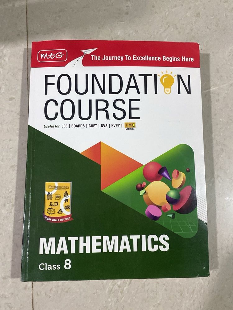 MTG Foundation Course Mathematics Class 8