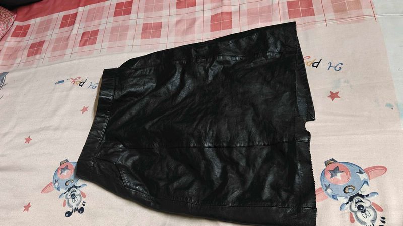 Black Faux Leather Pants