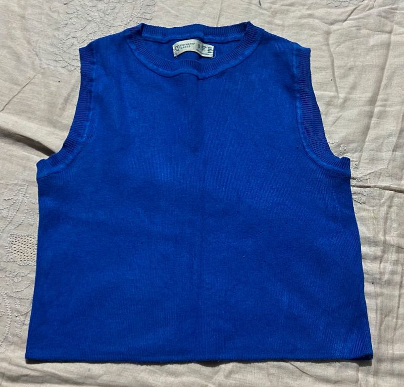 Vintage Sleeveless Knit Top