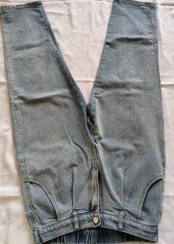 Korean Light Wash Denim Jeans